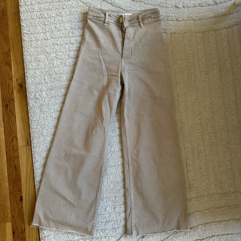 ZARA HIGH-WAISTED ZW SAILOR STRAIGHT JEANS